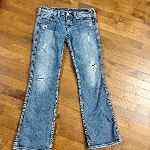 Silver Jeans Blue Flare Denim